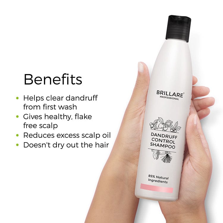 Brillare Dandruff Control Shampoo For Itchy, Flaky Scalp