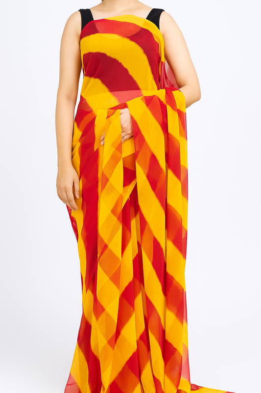 Sunset Radiance Saree