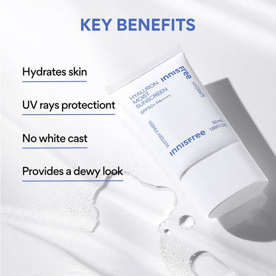 Innisfree Hyaluron Moist Sunscreen - 50 ml