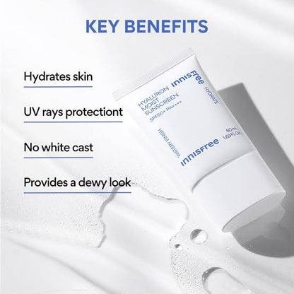 Innisfree Hyaluron Moist Sunscreen - 50 ml