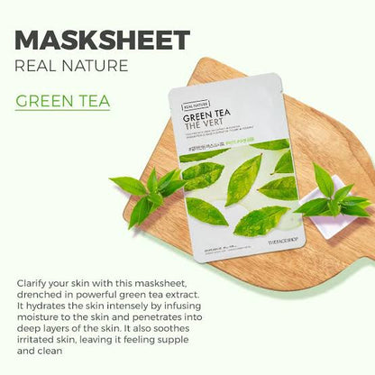 The Face Shop Real Nature Green Tea Masksheet