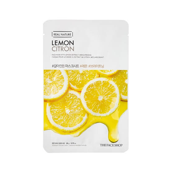 The Face Shop Real Nature Lemon Masksheet