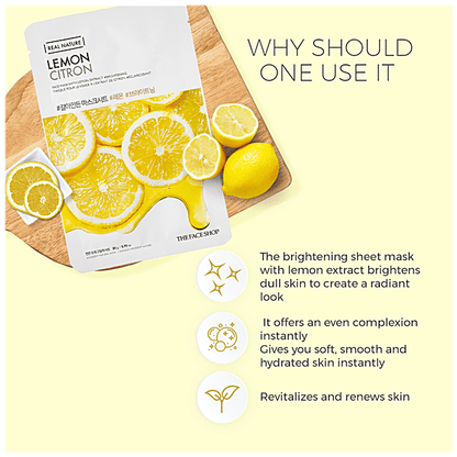 The Face Shop Real Nature Lemon Masksheet