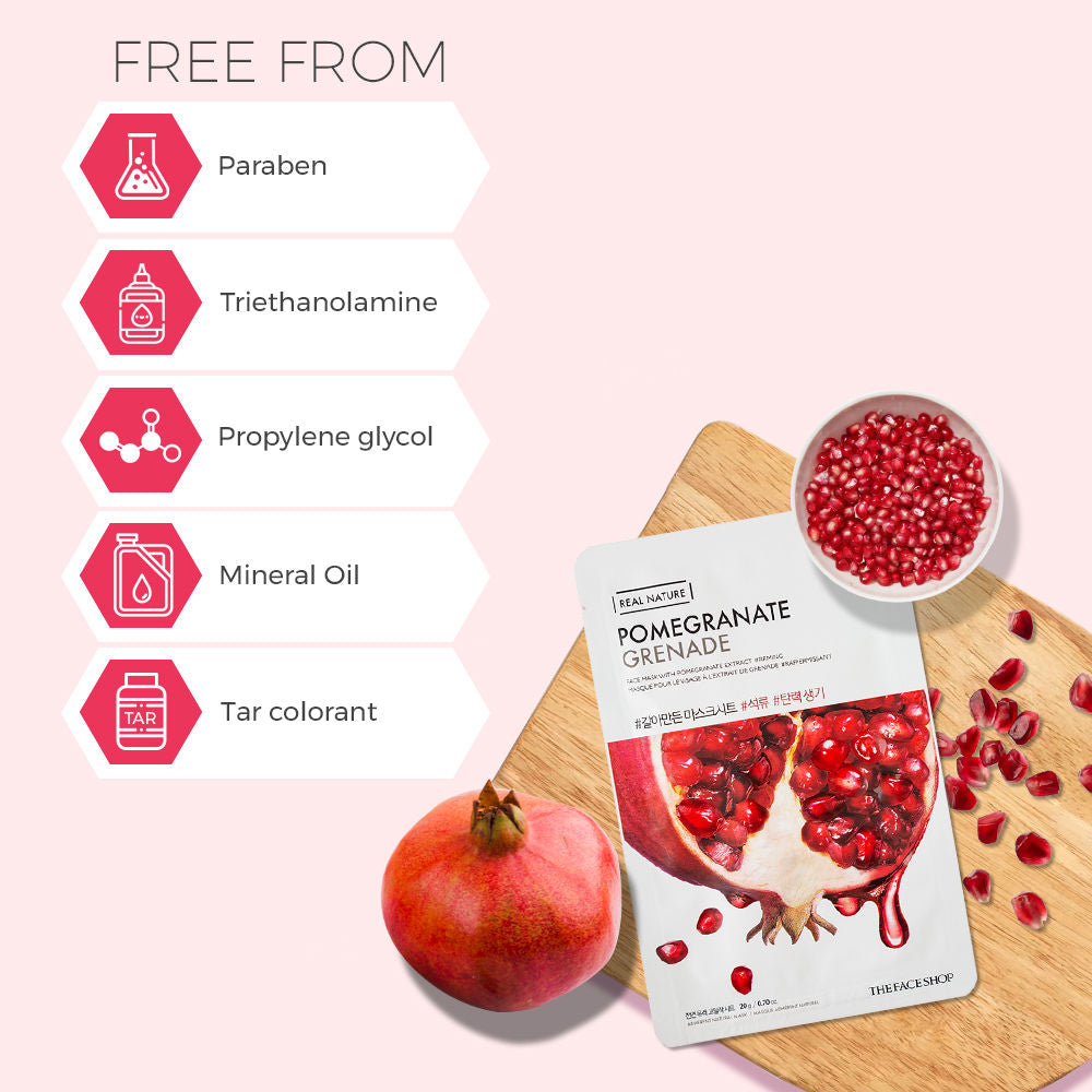 The Face Shop Real Nature Pomegranate Masksheet