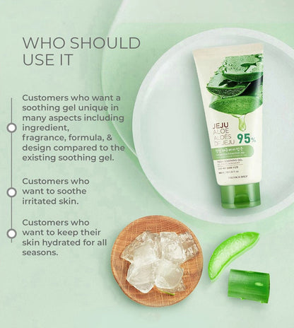 The Face Shop Jeju Aloe Fresh Soothing Gel Tube