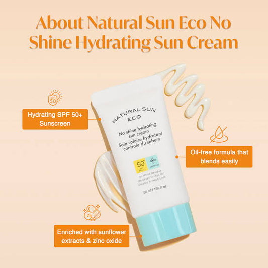 The Face Shop NaturalSun Eco No Shine Hydrating Sun Cream