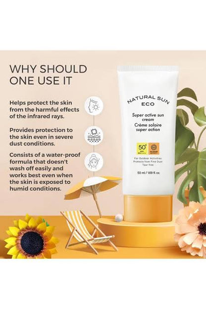 The Face Shop NaturalSun Eco Super Active Sun Cream