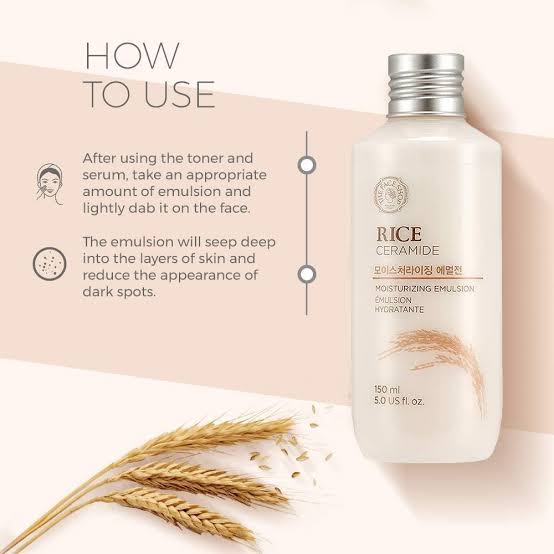 The Face Shop Rice and Ceramide Moosturising lotion