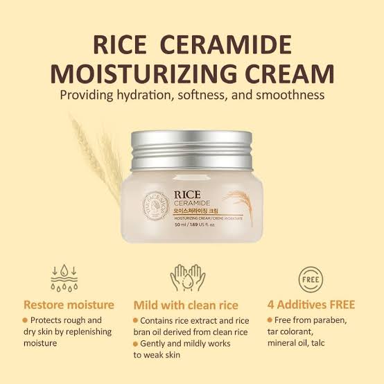 The Face Shop Rice & Ceramide Moisturizing Cream