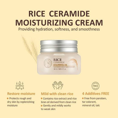 The Face Shop Rice & Ceramide Moisturizing Cream