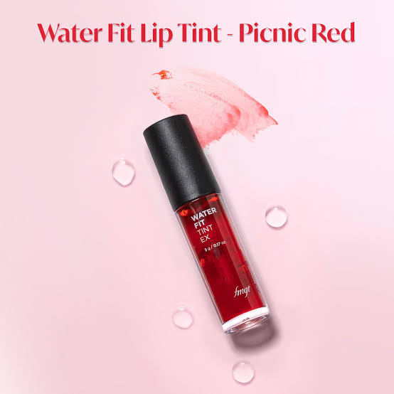 The Face Shop Water Fit Lip Tint 03 Picnic Red