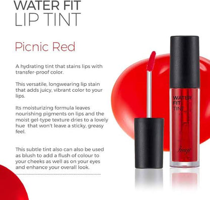 The Face Shop Water Fit Lip Tint 03 Picnic Red