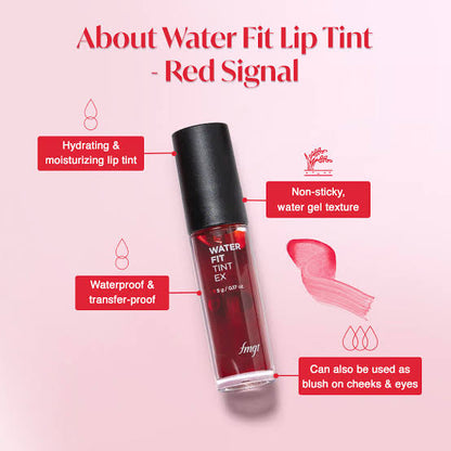 The Face Shop Water Fit Lip Tint 04 Red Signal